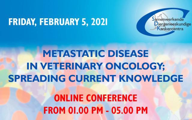 Dutch Veterinary Oncology Conference, the online experience!